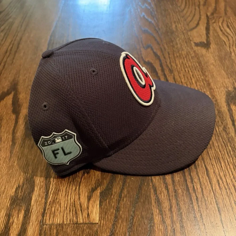 Atlanta Braves New Era Authentic Collection Hat Cap MLB Size 7 1/8 59Fifty
